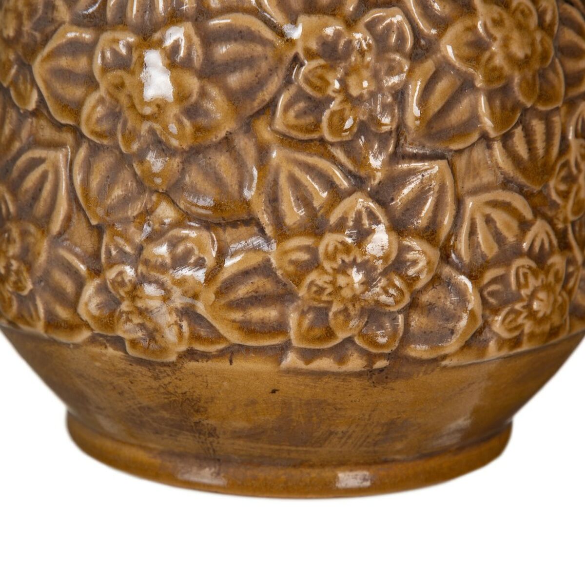 Wazon Ceramika Brązowy 20 x 20 x 20 cm