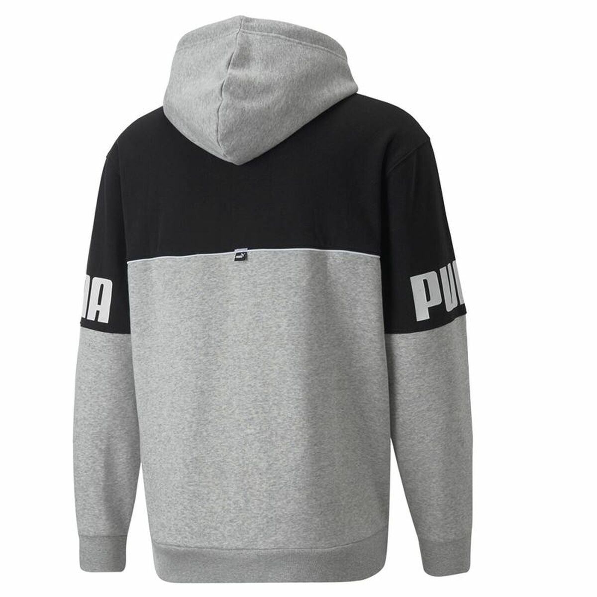 Men’s Hoodie Puma Power Colorblock Grey