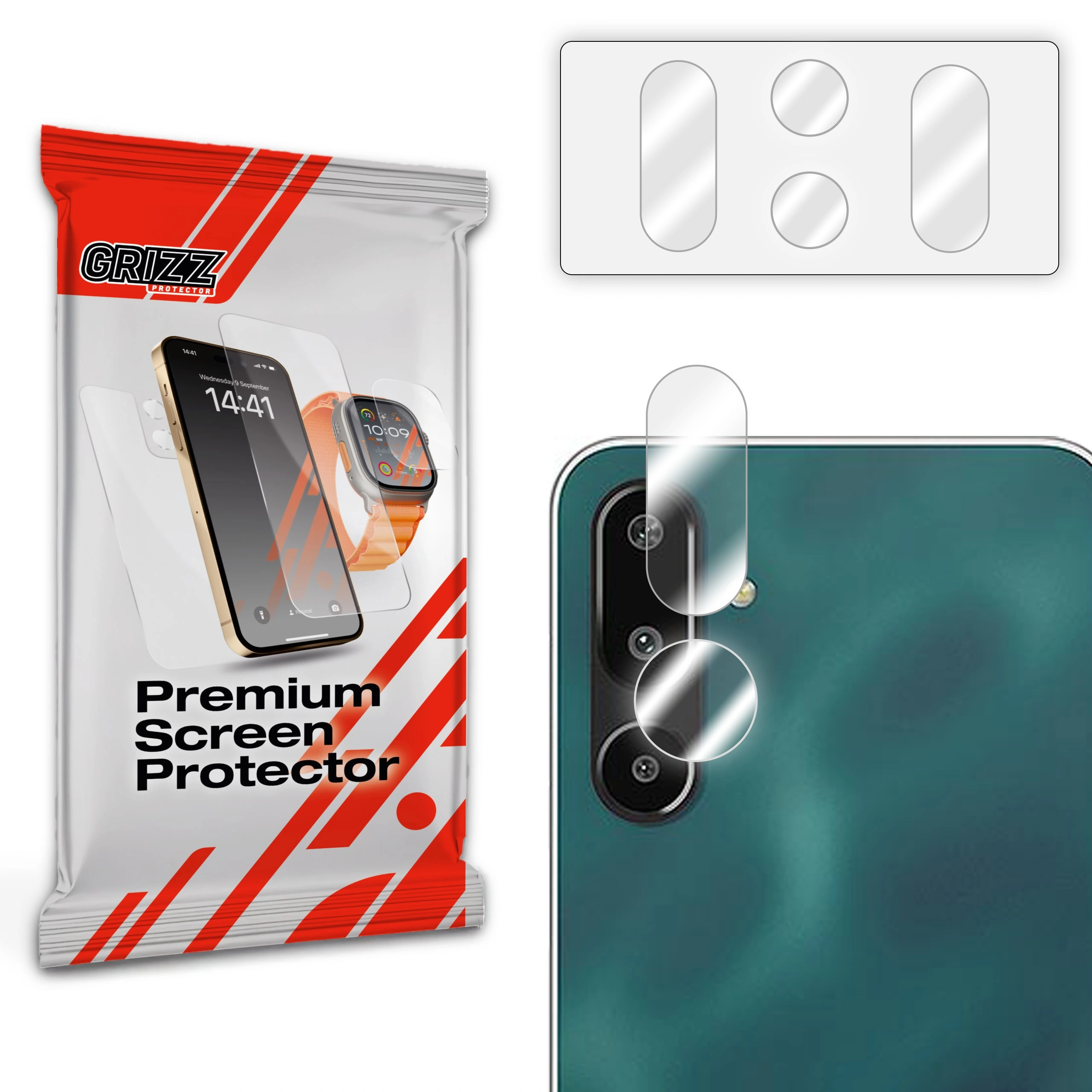 Szkło na aparat GrizzGlass HybridGlass Camera do Samsung Galaxy F16