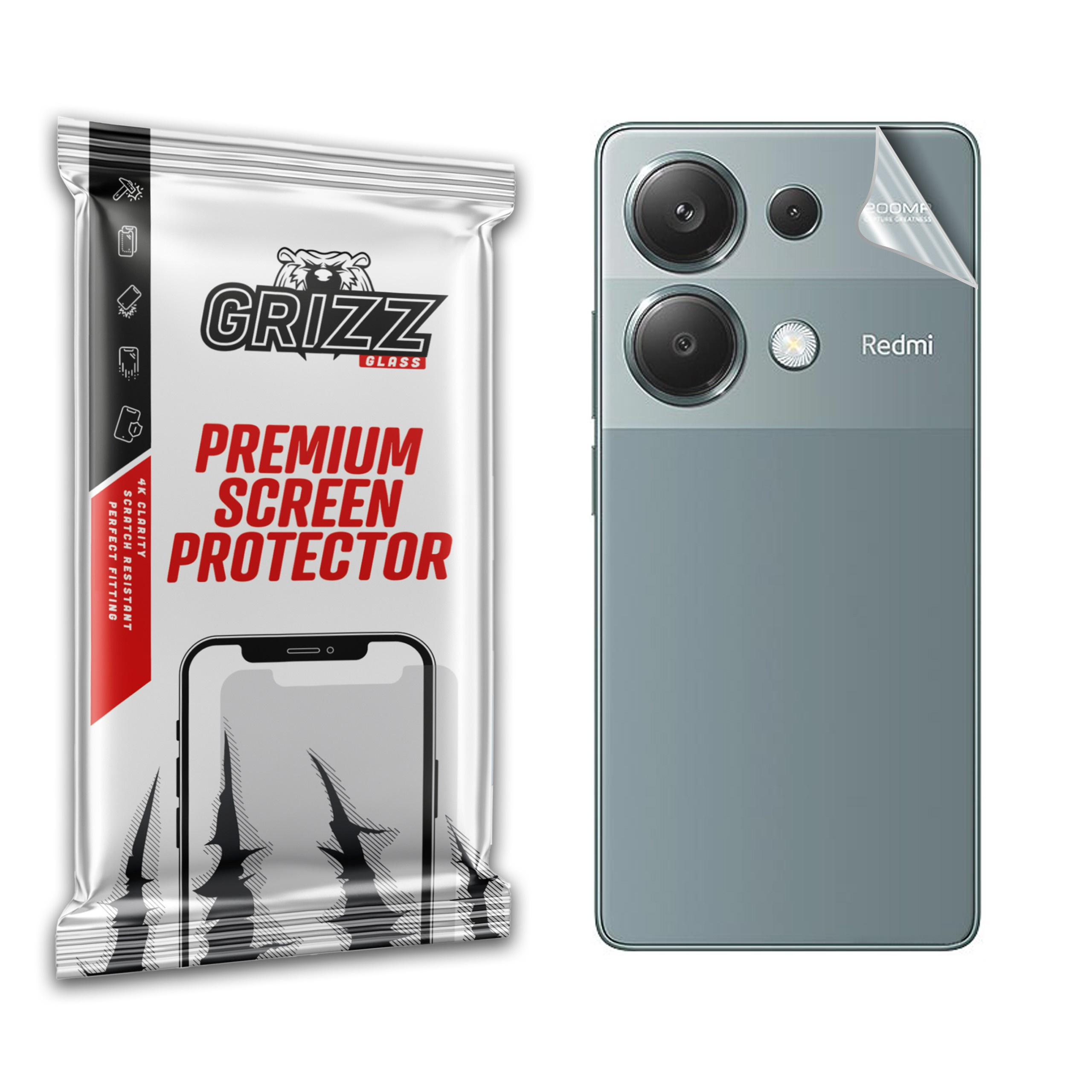 GrizzGlass SatinSkin Xiaomi Redmi Note 13 Pro 4G