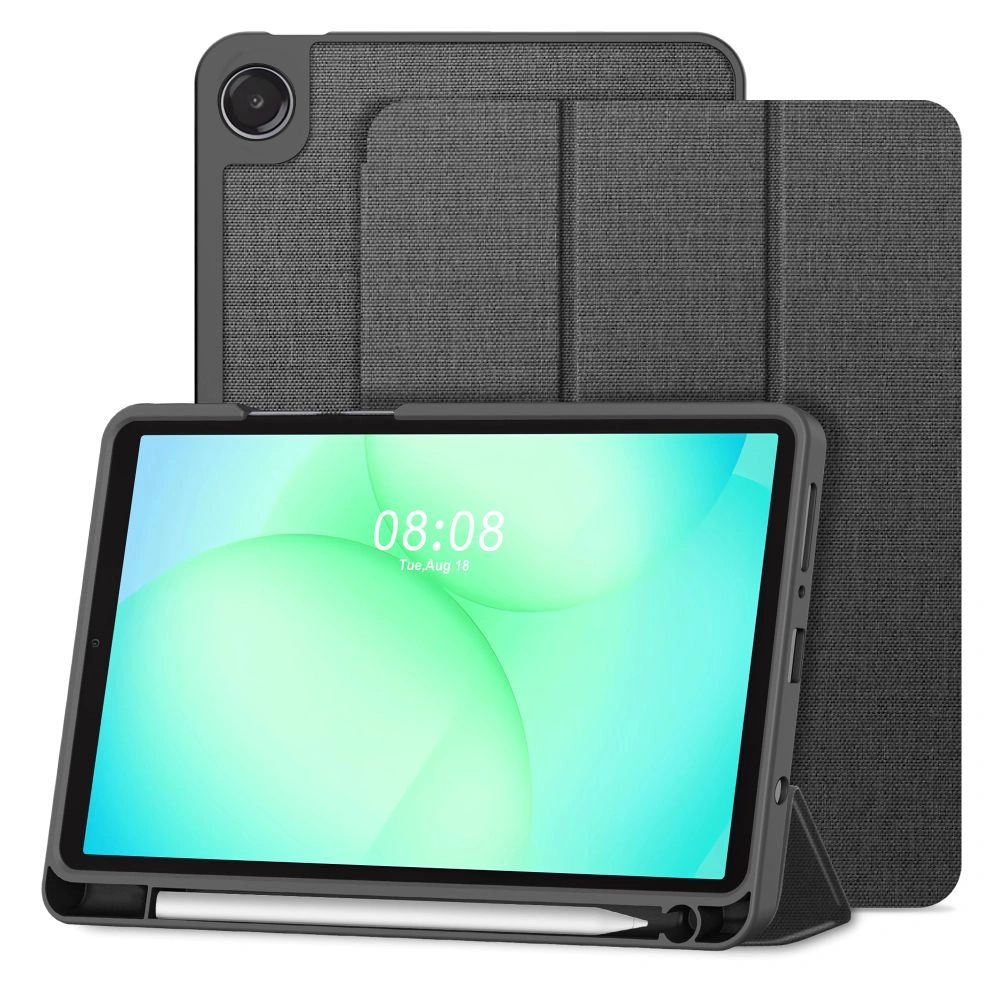 Etui Tech-Protect SmartCase Pen Canvas do Samsung Galaxy Tab A9 / A11 8.7 X110 / X115 / X133 / X135 Charcoal Grey