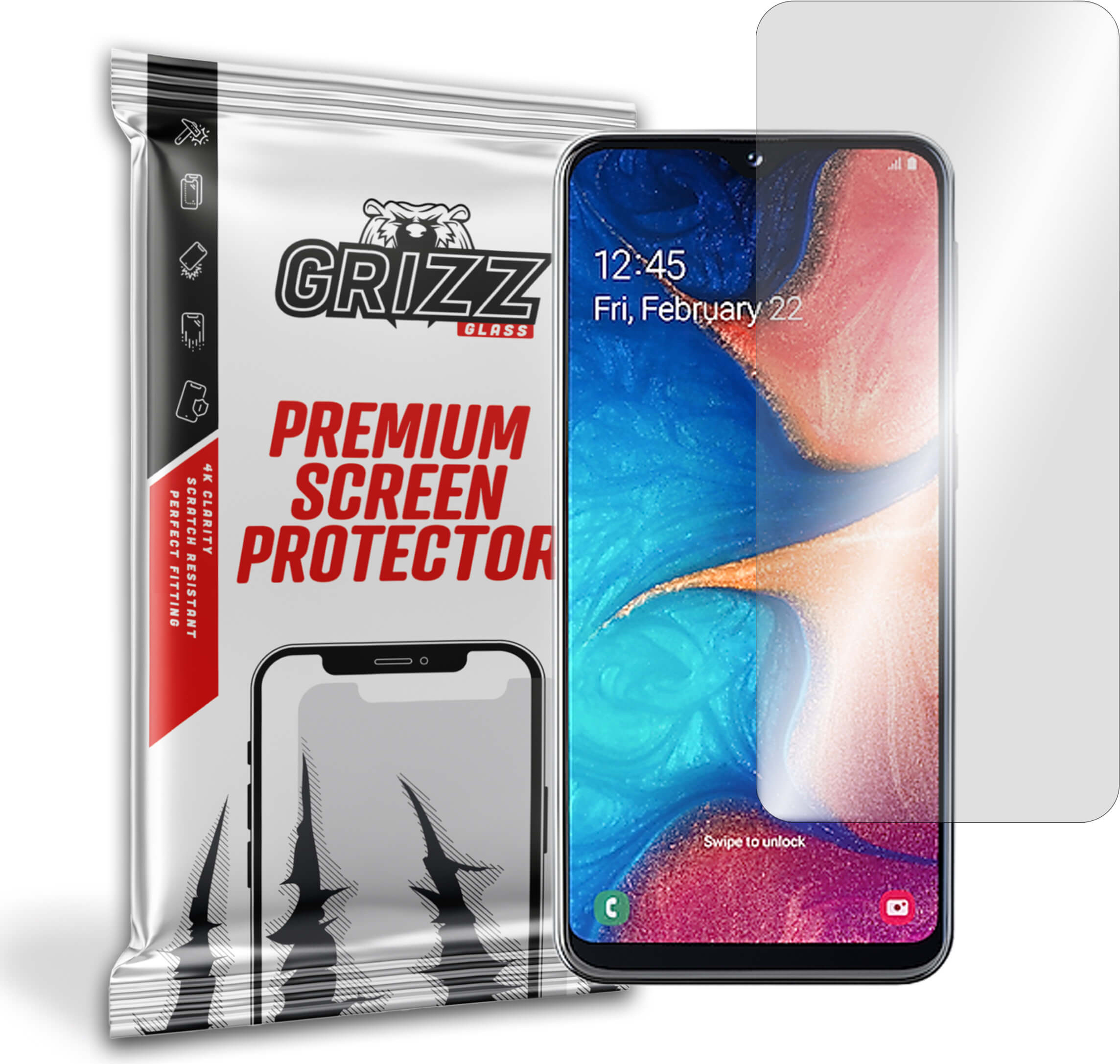 GrizzGlass HybridGlass Samsung Galaxy A20e
