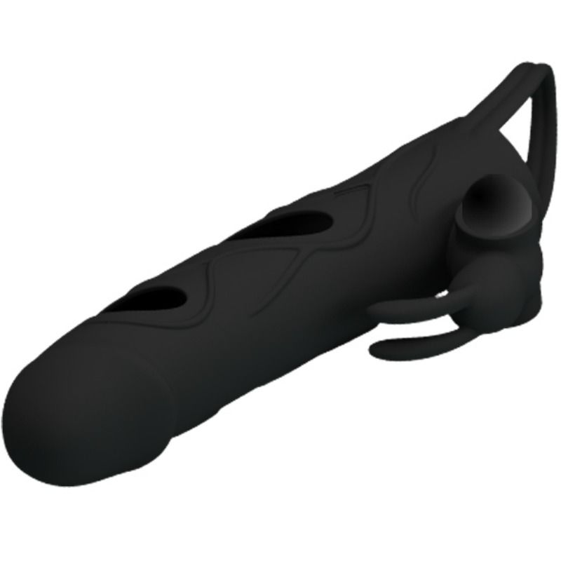 PRETTY LOVE VIBRATING SILICONE SLEEVE 14 CM 1.0
