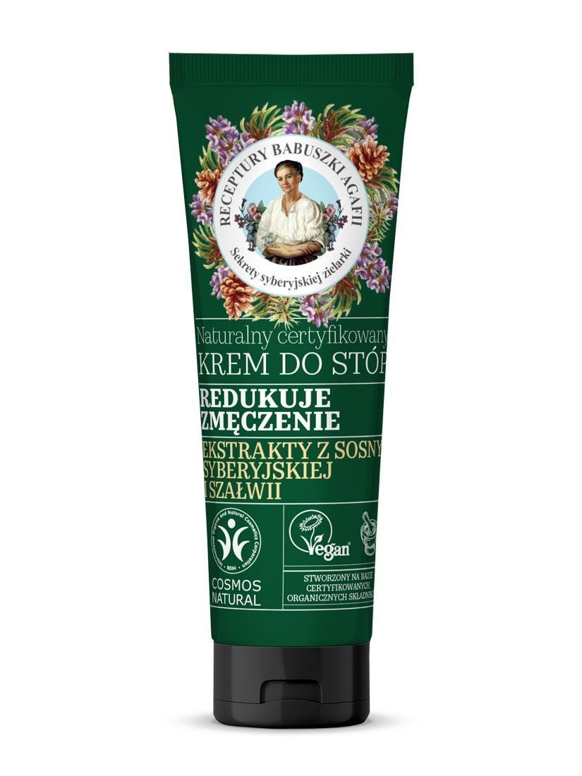 Receptury Babuszki Agafii Krem do stóp redukujący zmęczenie 75ml