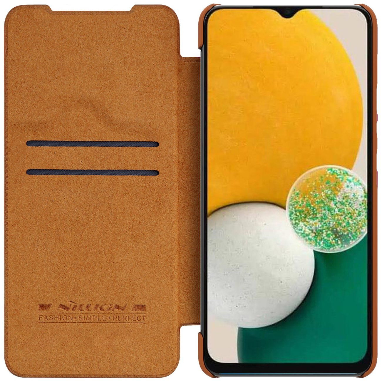 Nillkin Qin Leather Samsung Galaxy A14 5G brown
