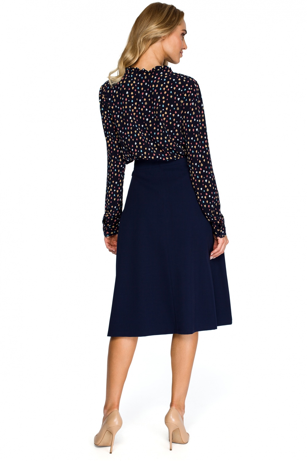  Skirt model 124819 Stylove  navy blue