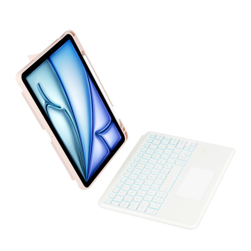 Tech-Protect SmartCase Mag Pen + Keyboard Apple iPad Air 10.9 2020/2022 (4, 5 gen) / iPad Air 11 2024 (6 gen) Pink