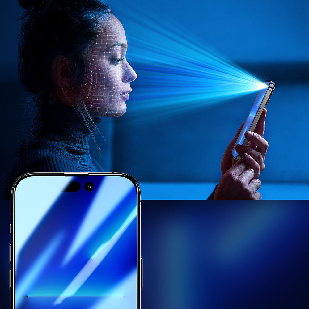 Joyroom Knight Glass 2,5D Privacy TG Apple iPhone 14 Anti-Spy clear (JR-P01)