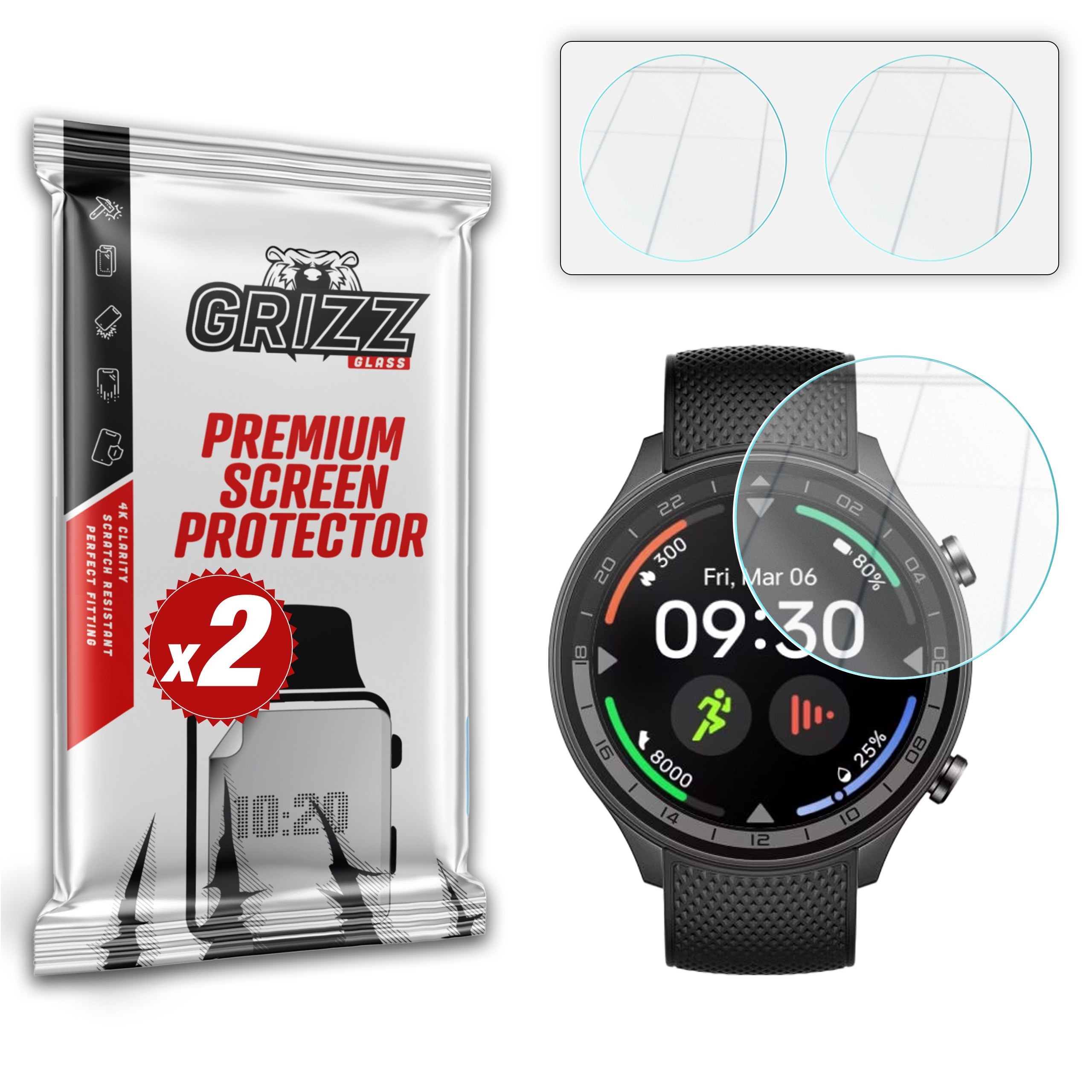 GrizzGlass HybridGlass OnePlus Watch 2R