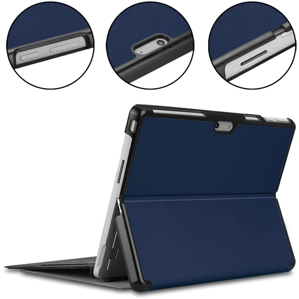 Bizon Case Tab Croc Microsoft Surface Pro 11 / 10 / 9 navy blue
