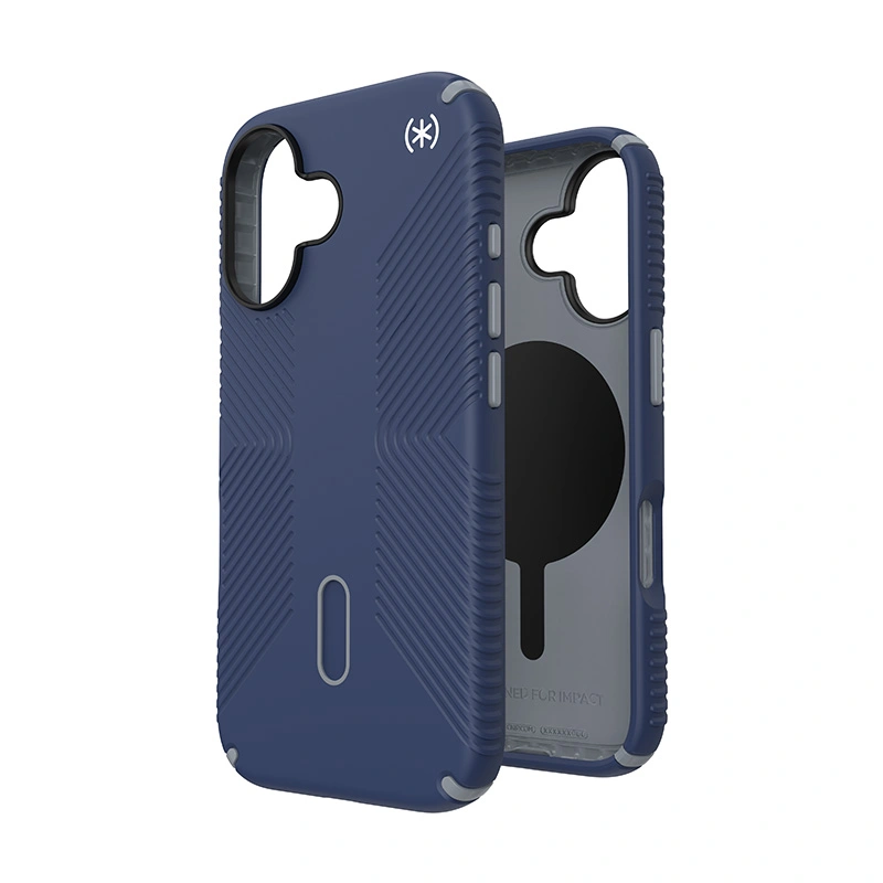 Case Speck Presidio2 Grip ClickLock & MagSafe Apple iPhone 16 (Coastal Blue / Dust Grey / White)