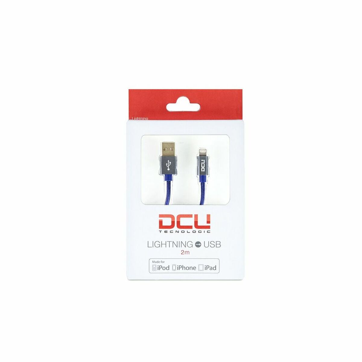 Kabel USB do Lightning DCU 34101250 Granatowy (2 m)