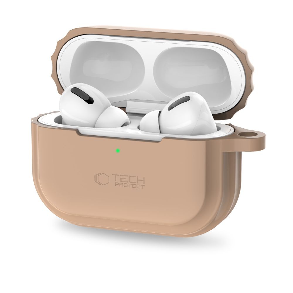 Tech-Protect Silicone Rope Apple Airpods Pro 1 / 2 Cafe Latte