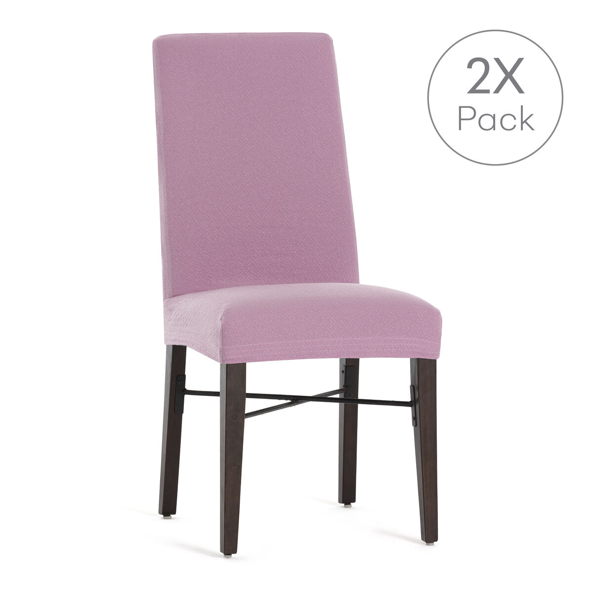 Chair Cover Eysa BRONX Pink 50 x 55 x 50 cm 2 Units