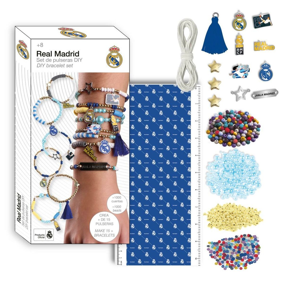 Glass beads Real Madrid C.F.
