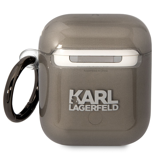 Karl Lagerfeld KLA2HNIKTCK Apple AirPods 2/1 black Karl`s Head