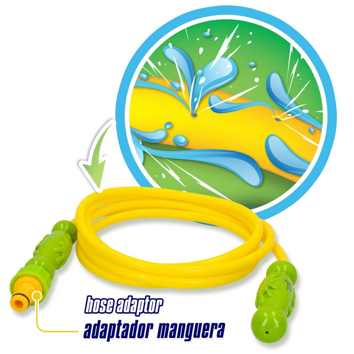 Skipping Rope with Handles Sprinkler Plastic 3,4 x 285 x 3 cm