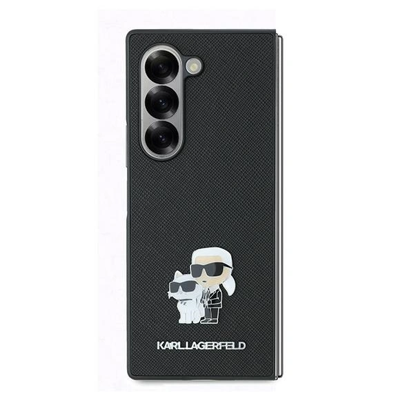 Case Karl Lagerfeld KLHCZFD6SAPKCNPK Samsung Galaxy Z Fold6 Saffiano Metal Pin black