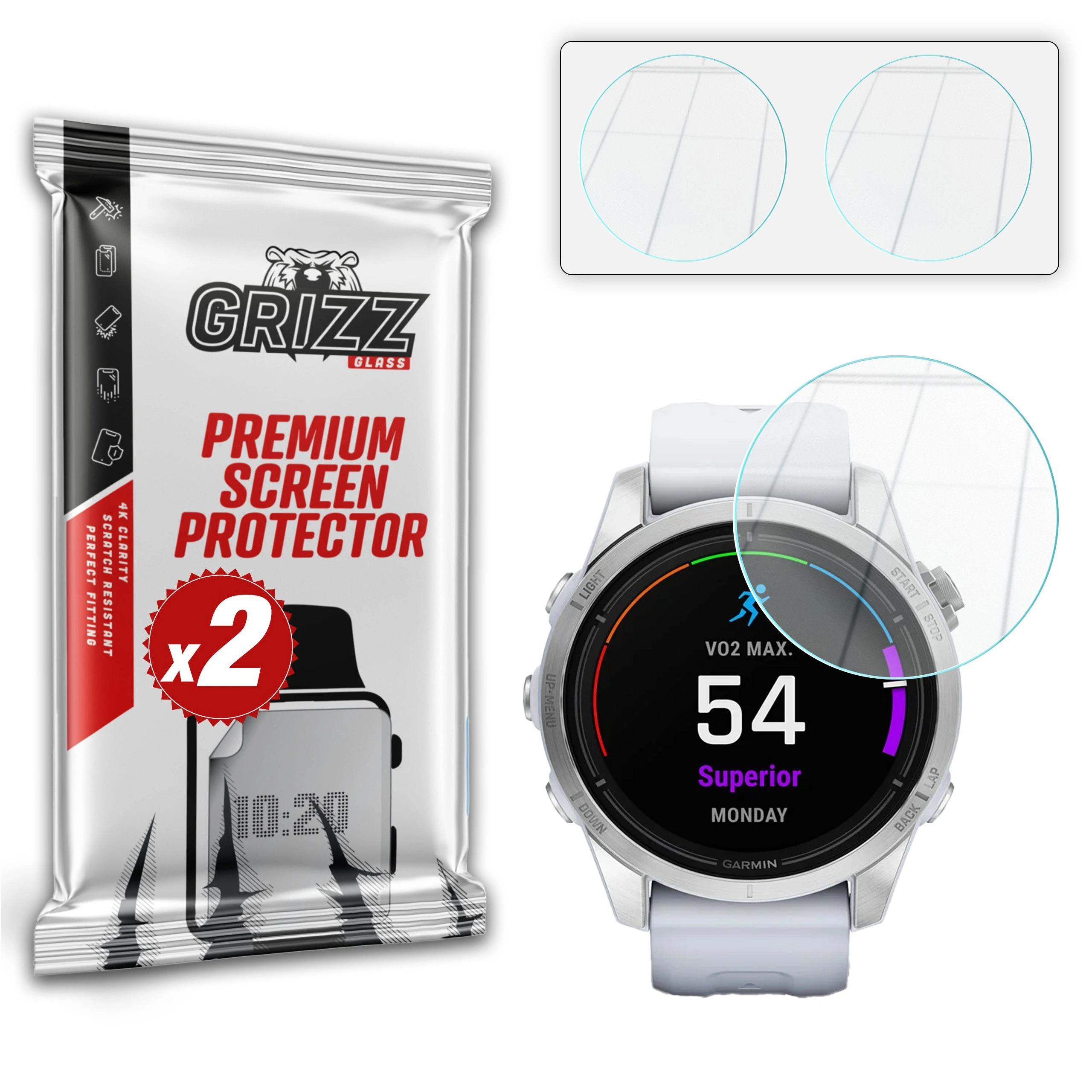 GrizzGlass HybridGlass Garmin epix Pro gen. 2 42mm