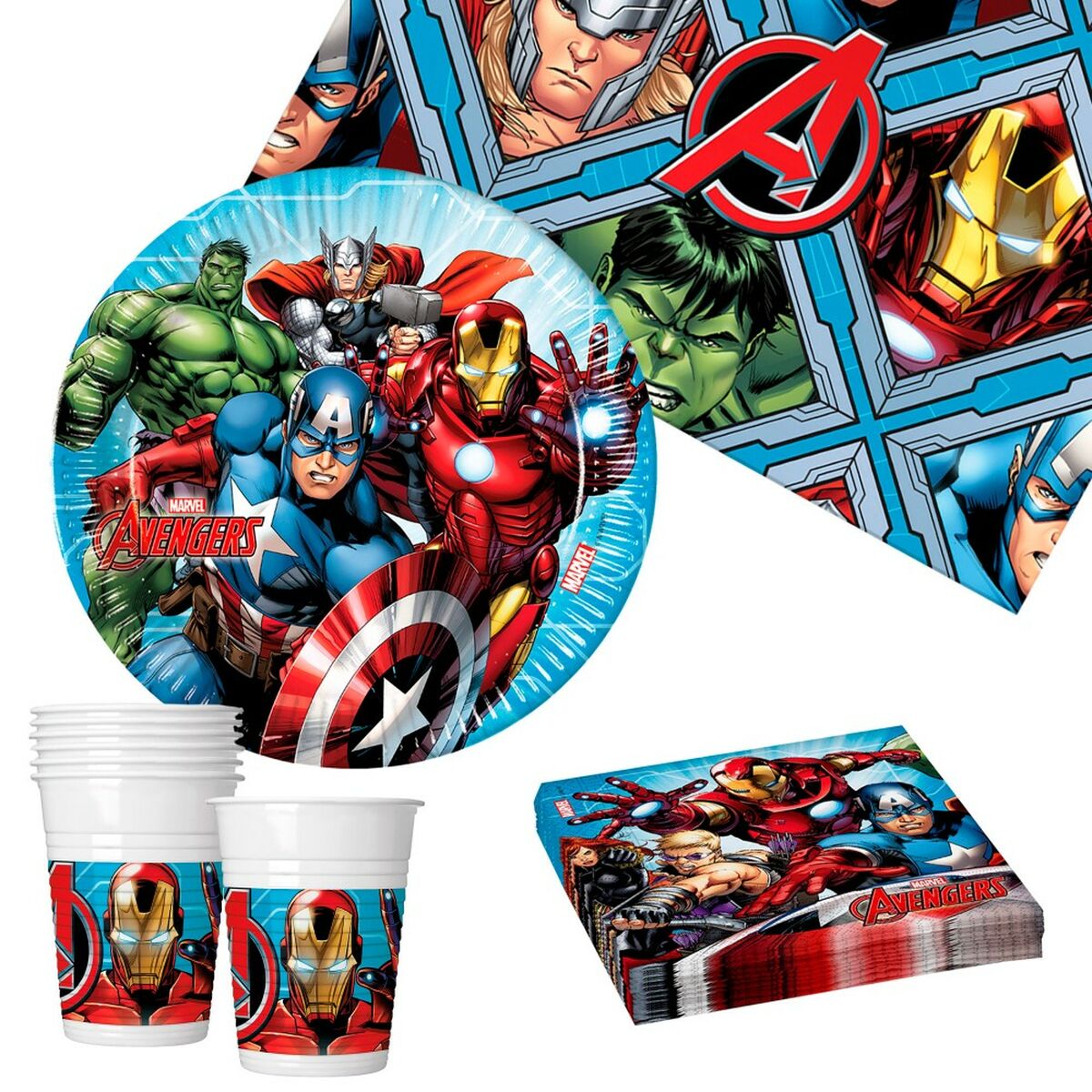 zestaw do organizacji party The Avengers 37 Części