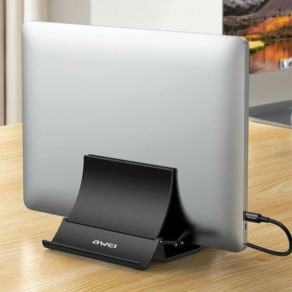 AWEI X32 gravity laptop stand black