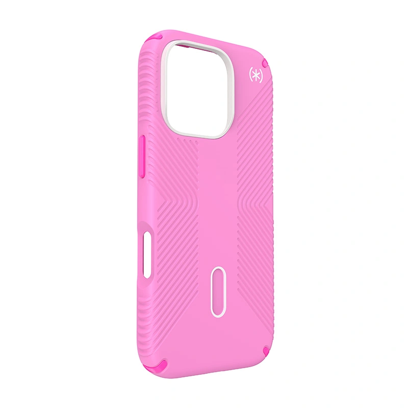 Case Speck Presidio2 Grip ClickLock & MagSafe Apple iPhone 16 Pro (True Pink / Shocking Pink / White)