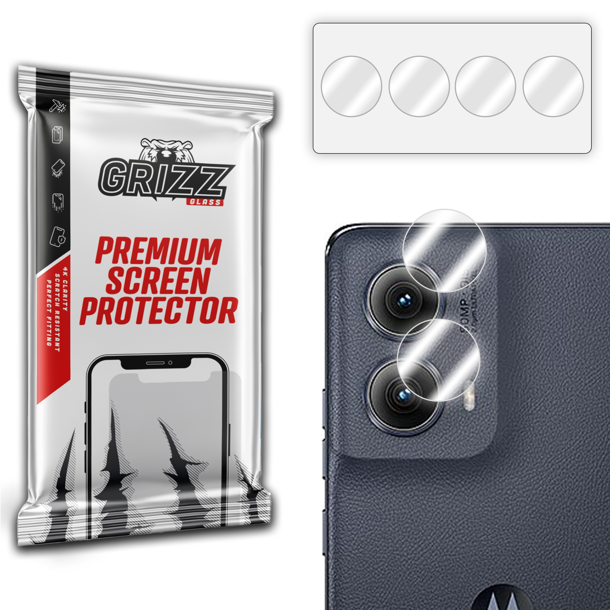 GrizzGlass HybridGlass Camera Motorola Edge 2024