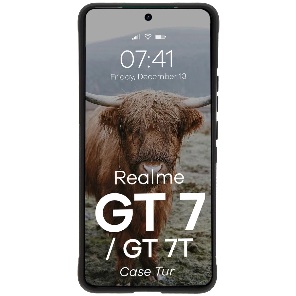 Pancerne etui Bizon Case Tur do Realme GT 7 / 7T czarne