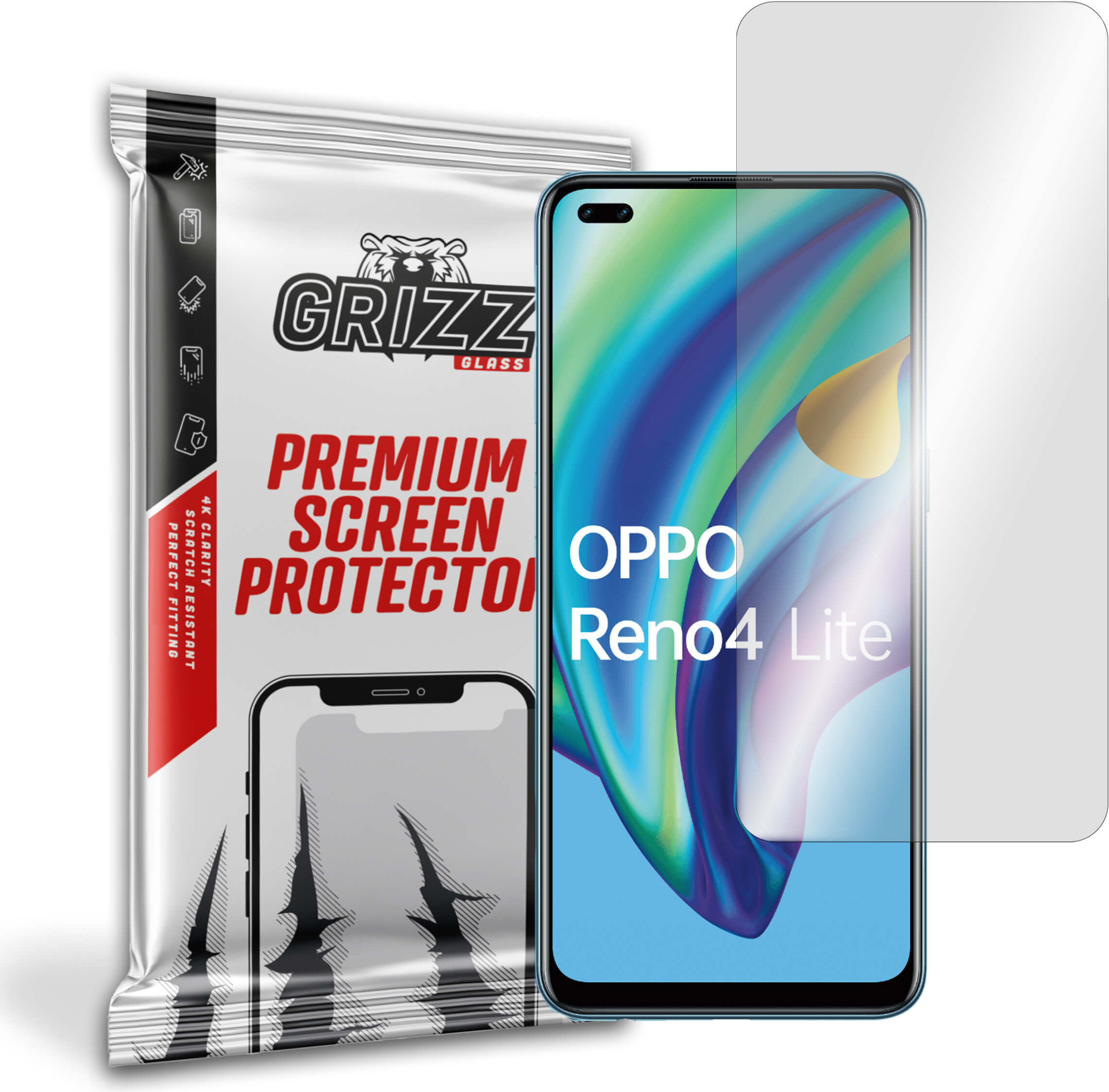 GrizzGlass HybridGlass Oppo Reno 4 Lite