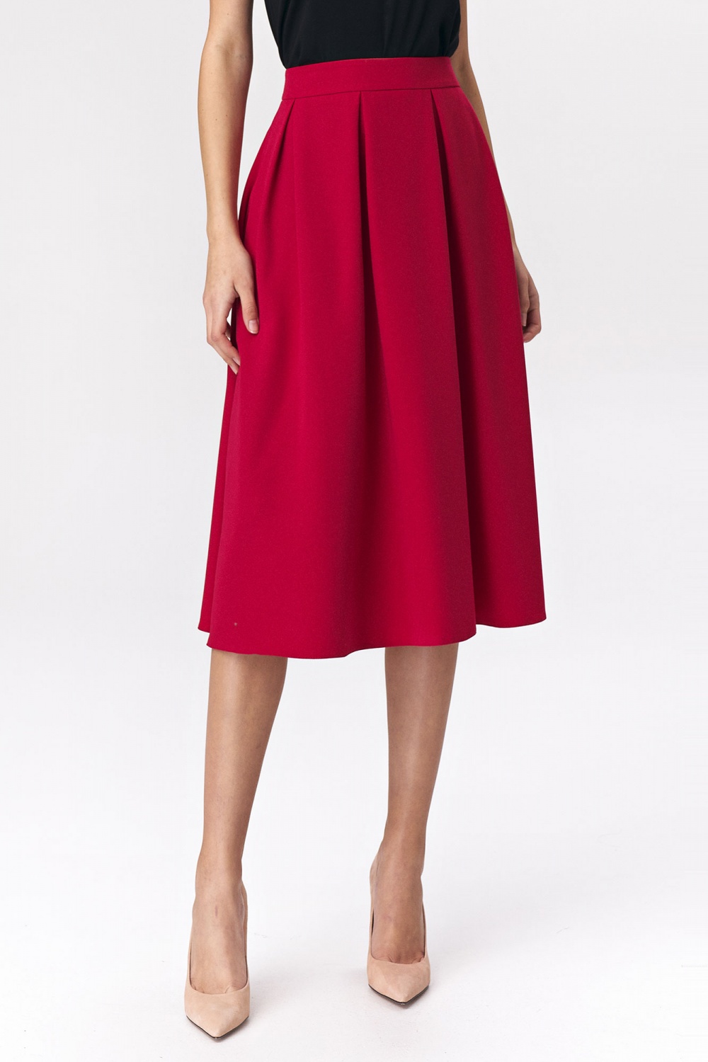  Skirt model 143559 Nife  red