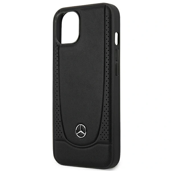 Mercedes MEHCP14MARMBK Apple iPhone 14 Plus / 15 Plus hardcase Leather Urban black