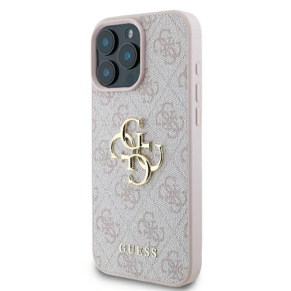 Case Guess GUHCP16X4GMGPI Apple iPhone 16 Pro Max hardcase 4G Big Logo pink