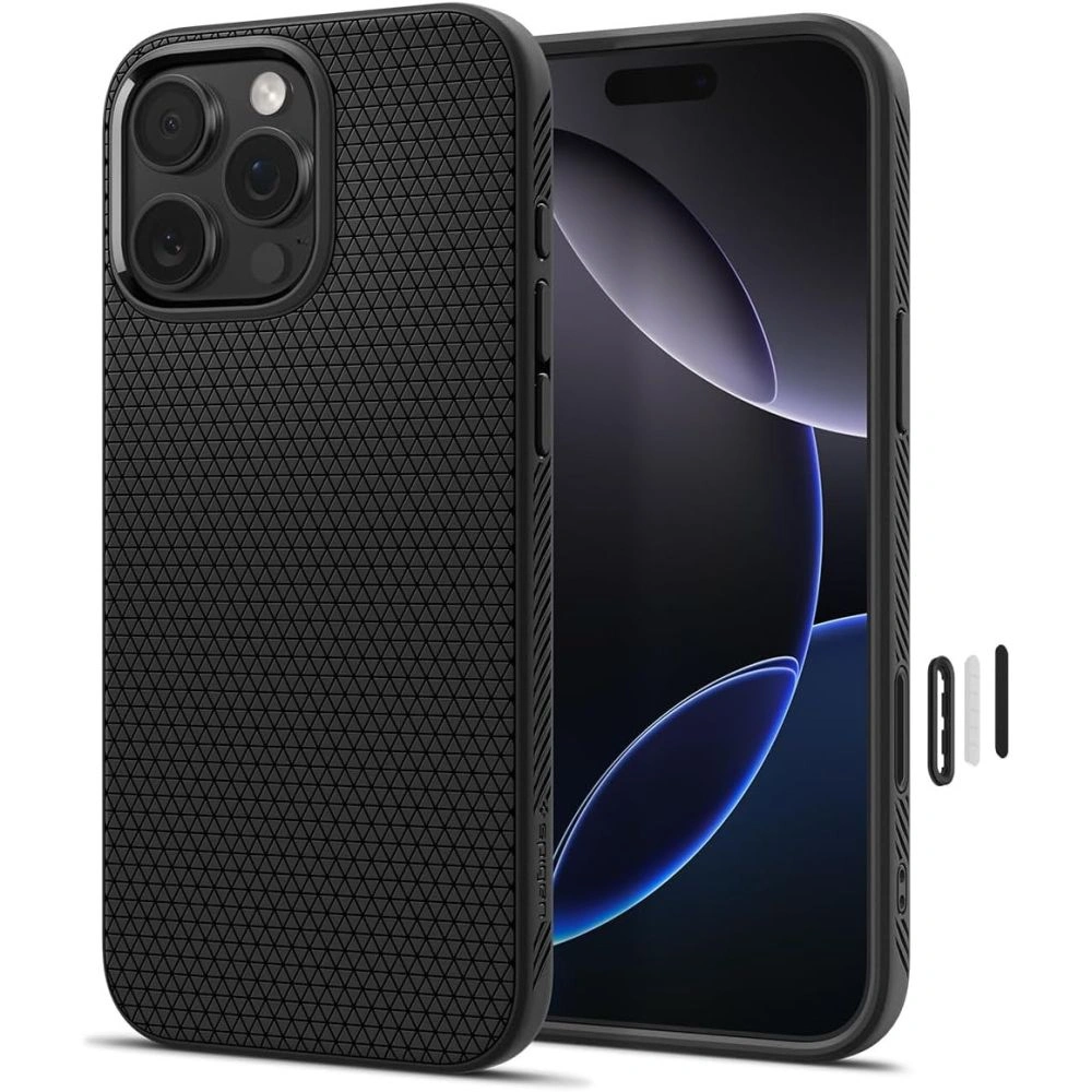 Etui Spigen Liquid Air T Mag MagSafe Apple iPhone 16 Pro Max Matte Black