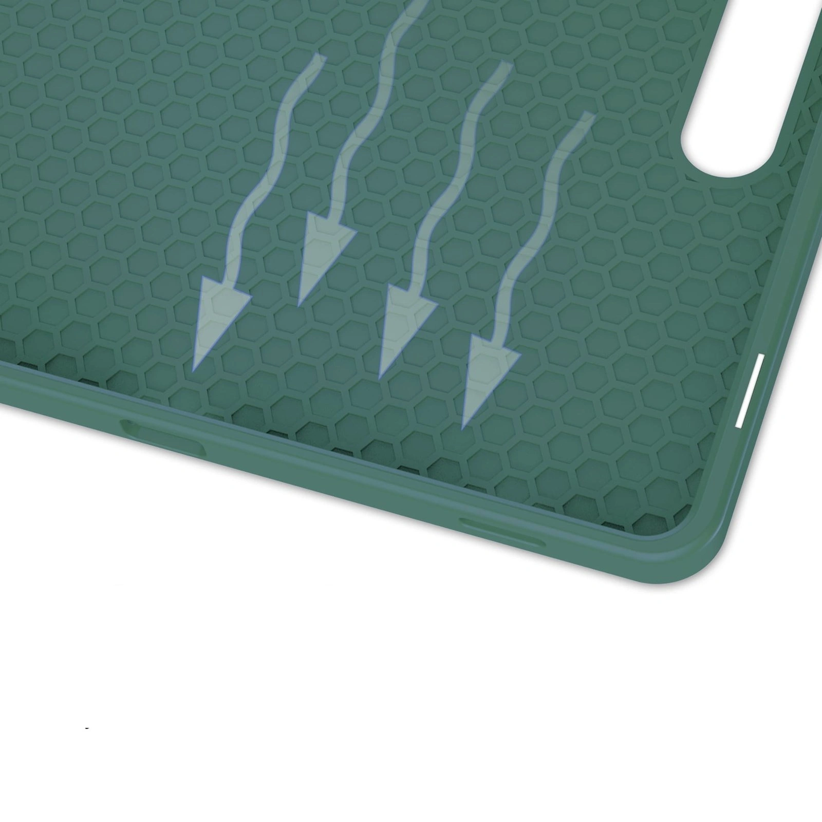 Bizon Case Tab Lizard Samsung Galaxy Tab S9 dark green