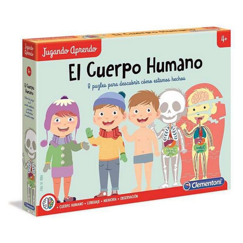 Educational Game Aprendo el cuerpo humano Clementoni 55114.9 (5 x 37 x 28 cm)