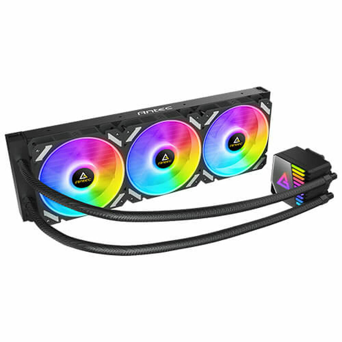 Flüssigkühlungs-Kit Antec 0-761345-74044-9 72 cfm Schwarz LED RGB