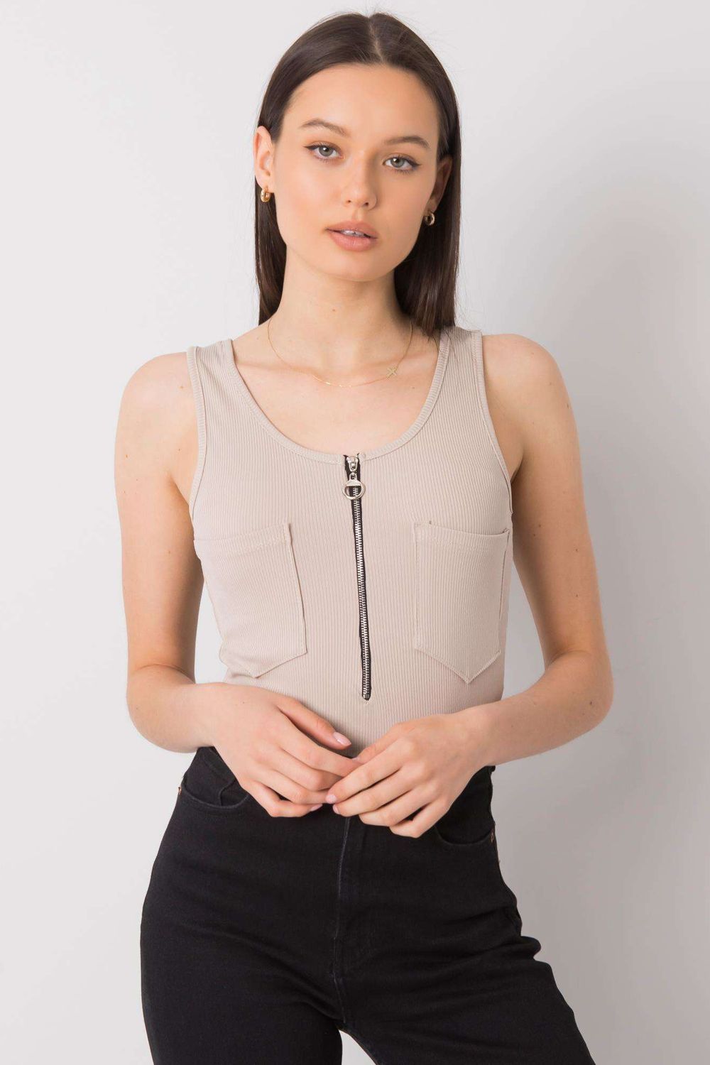  T-shirt model 167390 Italy Moda  beige