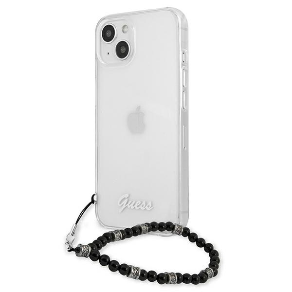 Guess GUHCP13SKPSBK Apple iPhone 13 mini Transparent hardcase Black Pearl