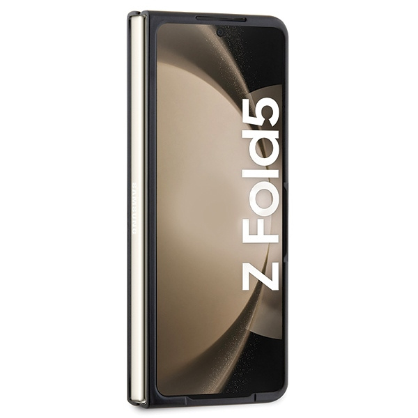 Karl Lagerfeld KLHCZFD5SAPKINPK Samsung Galaxy Z Fold5 hardcase Saffiano Monogram Ikonik Pin black
