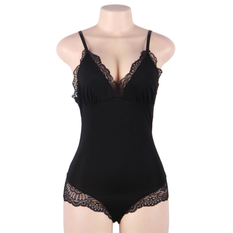 QUEEN LINGERIE LACE SEXY TEDDY PLUS SIZE