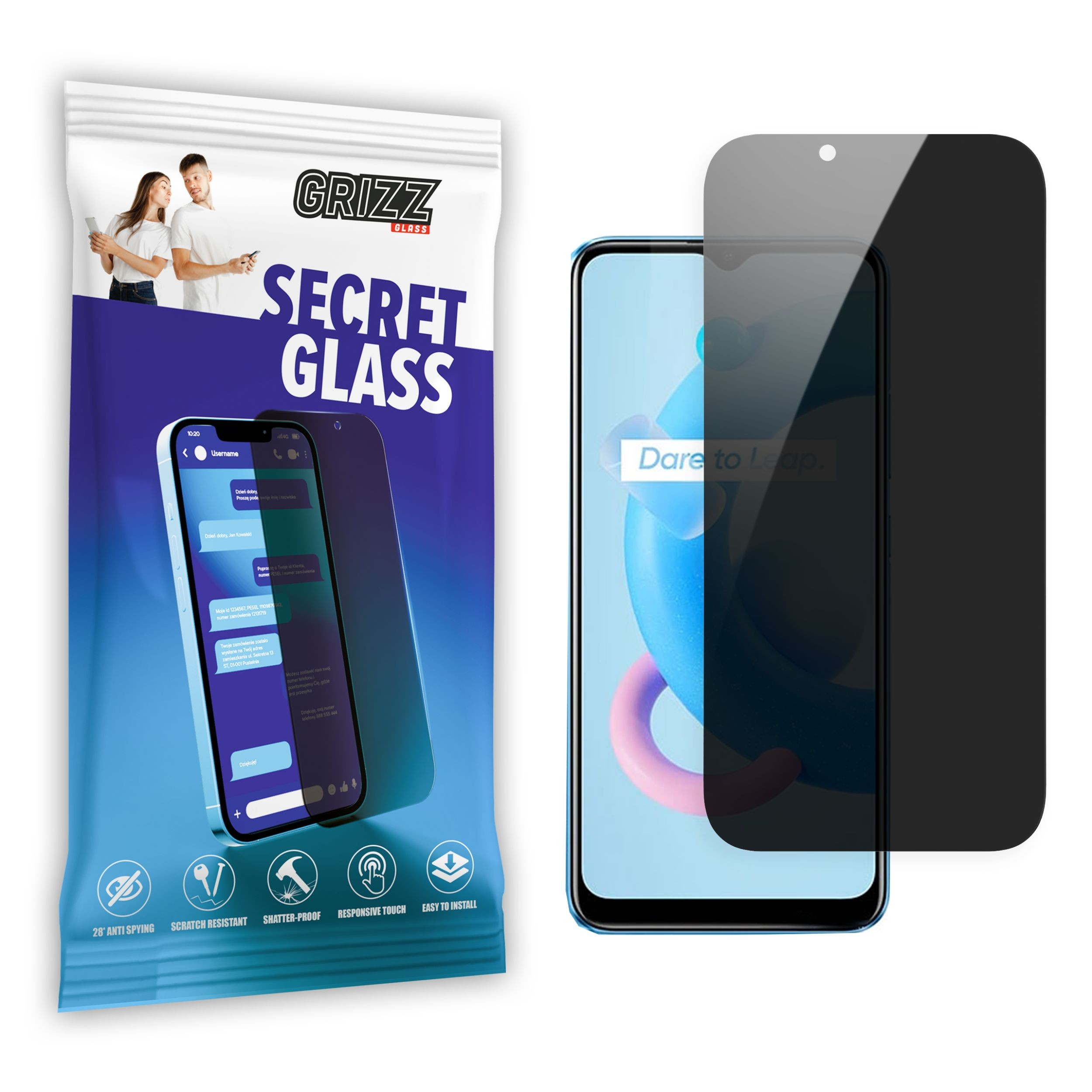 GrizzGlass SecretGlass Realme C20A