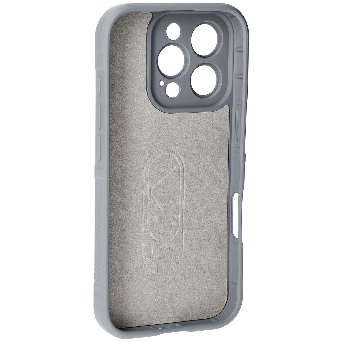 Bizon Case Tur Apple iPhone 16 Pro light grey