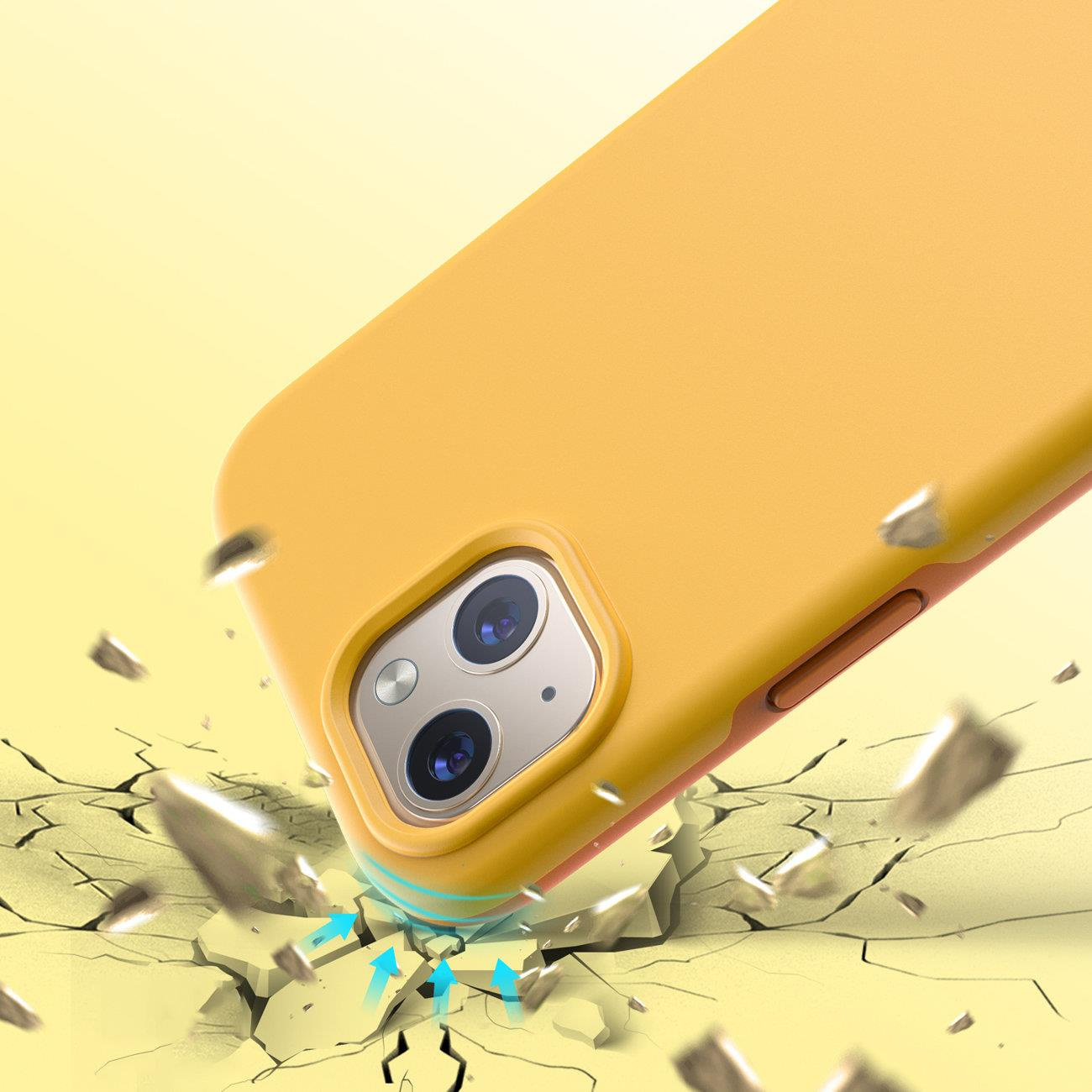 Choetech PC0112-MFM-YE MFM Anti-drop Made For MagSafe Apple iPhone 13 orange