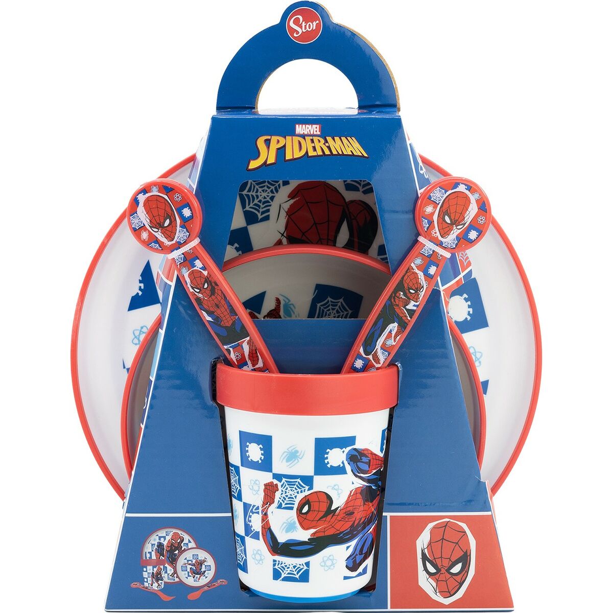 Children’s Dinner Set Spider-Man CZ11308 Plastic (5 Pieces)