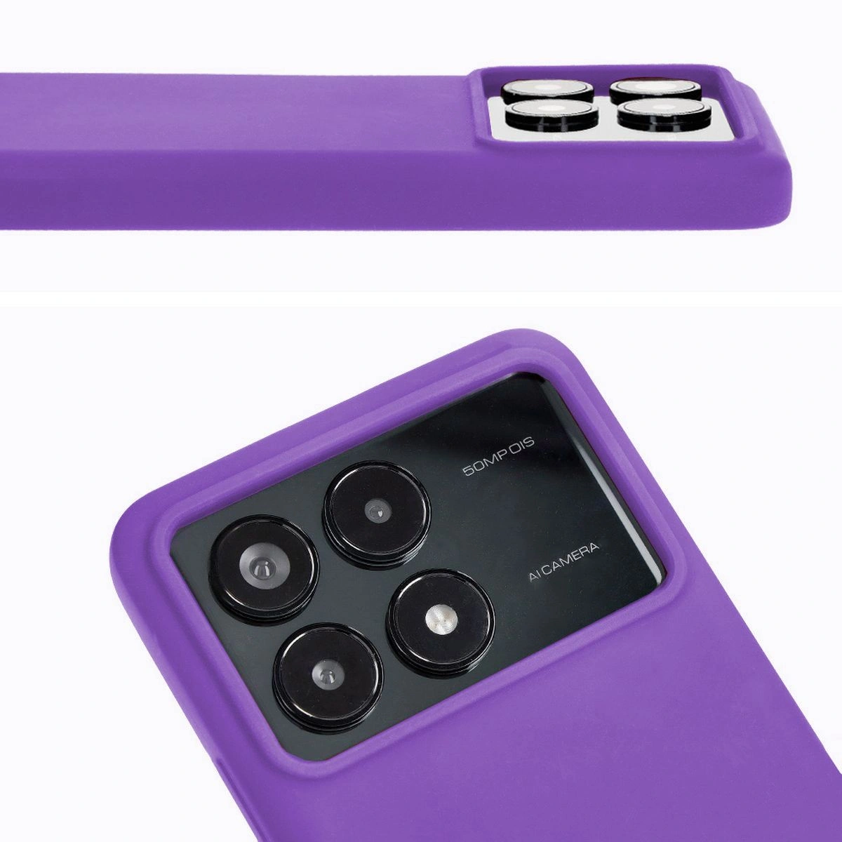 Bizon Soft Case Xiaomi Poco F6 Pro purple