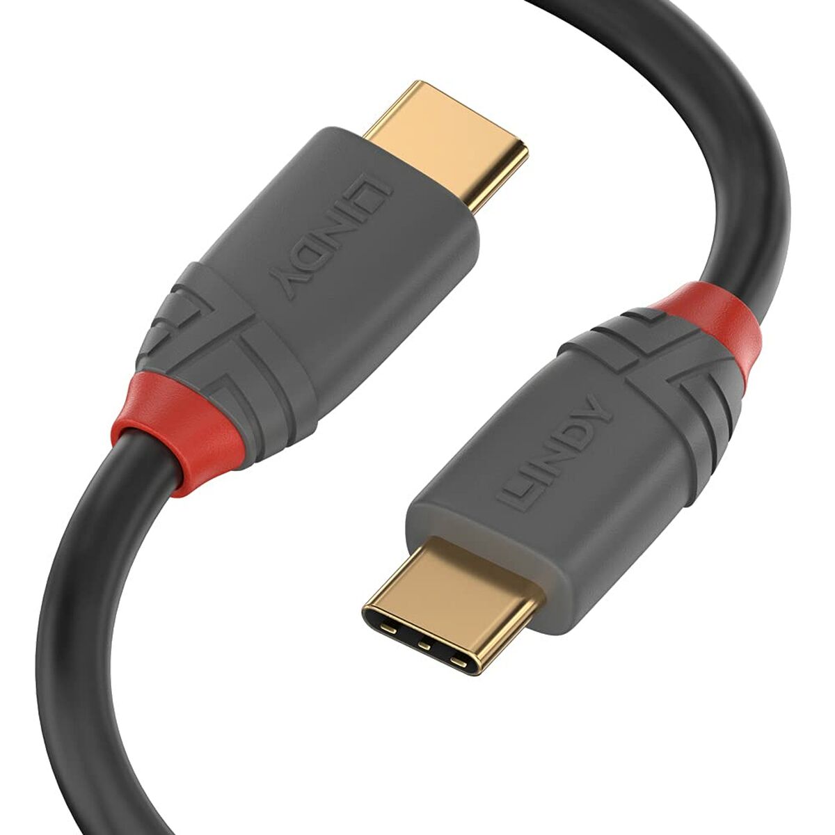 Cable USB C LINDY 36902 Black 1,5 m