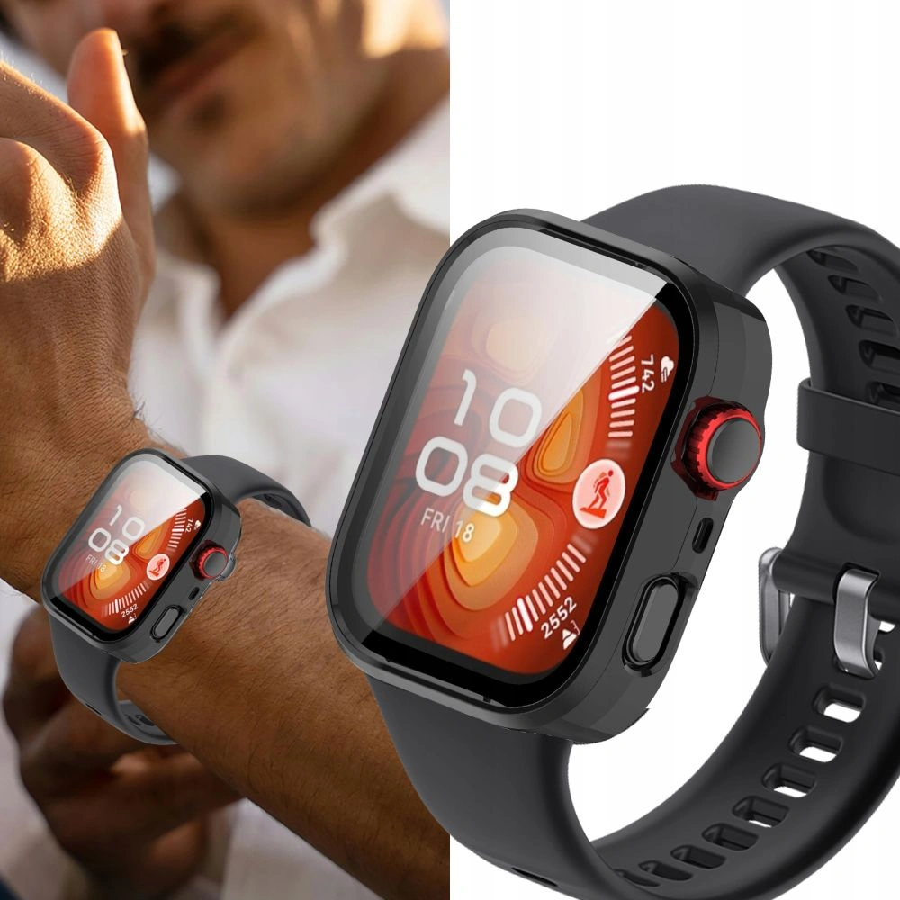 Etui ze szkłem Tech-Protect Defense Huawei Watch Fit 4 Pro Clear