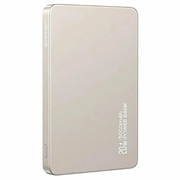USAMS US-CD231 Power bank with wireless charging 5000mAh 20W PD Fast Charge titanium