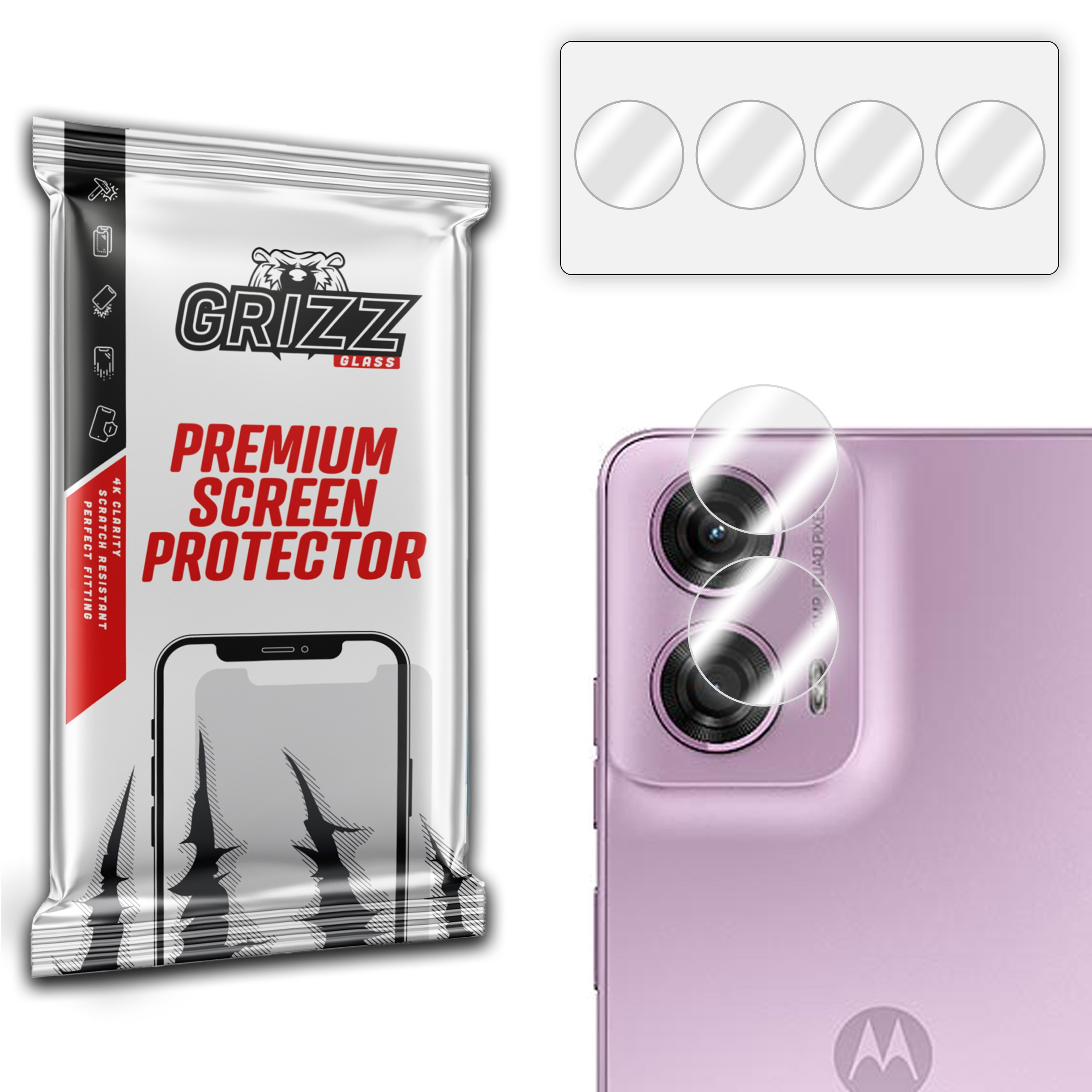 GrizzGlass HybridGlass Camera Motorola Moto G24