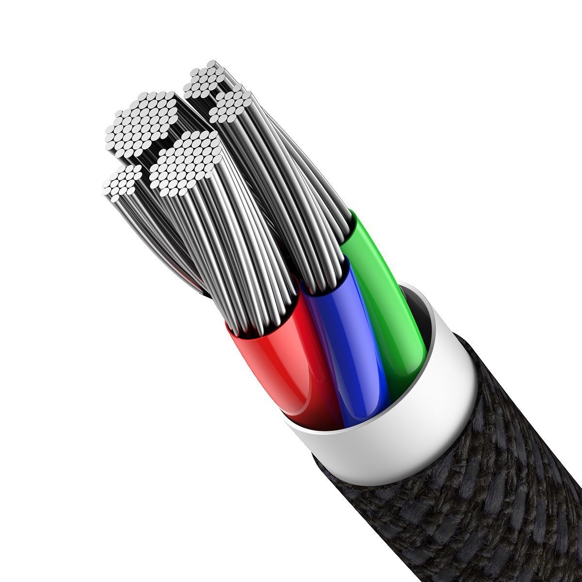 Baseus High Density Braided Cable Type-C to Lightning, PD, 20W, 2m (Black)